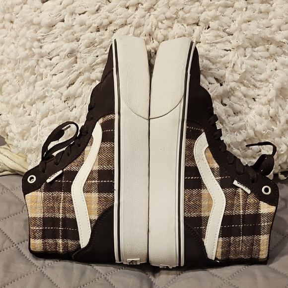 Vans Filmore Hi Brown Plaid Mix High-Tops - Picture 7 of 16